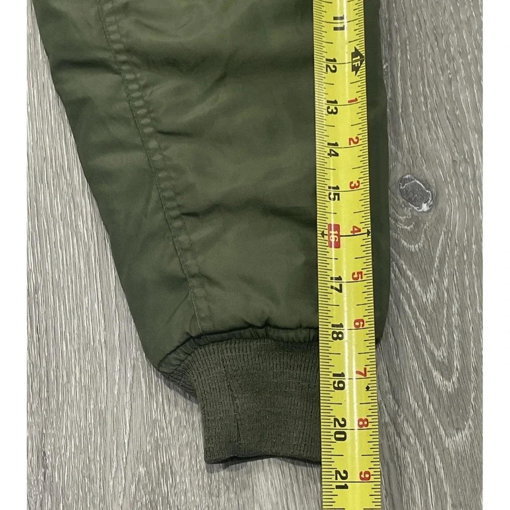 Northern Explosion NXP GST F-14 Operator Green Flight Bomber Jacket MA-1‎ Size M